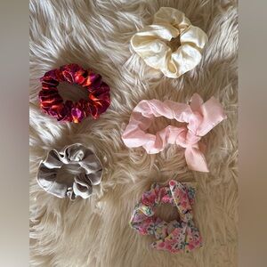 Slip Silk scrunchie & various scrunchies